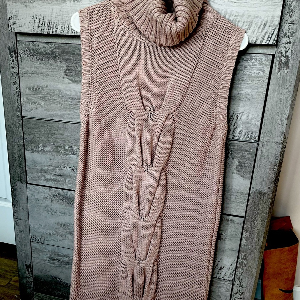 Anthropologie turtle neck, sweater dress NWT size M
